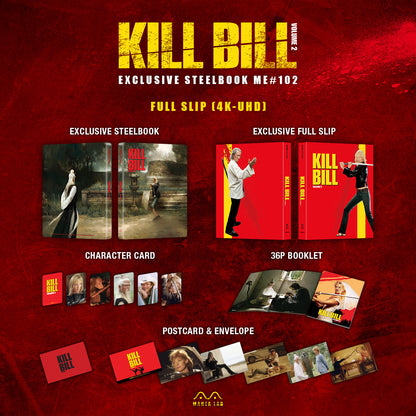 Kill Bill: Volume 2 4K Full Slip SteelBook (2004)(ME#102)(Hong Kong)