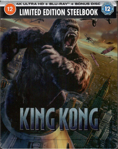 King Kong 4K Full Slip SteelBook: Collector's Edition (2005)(UK)