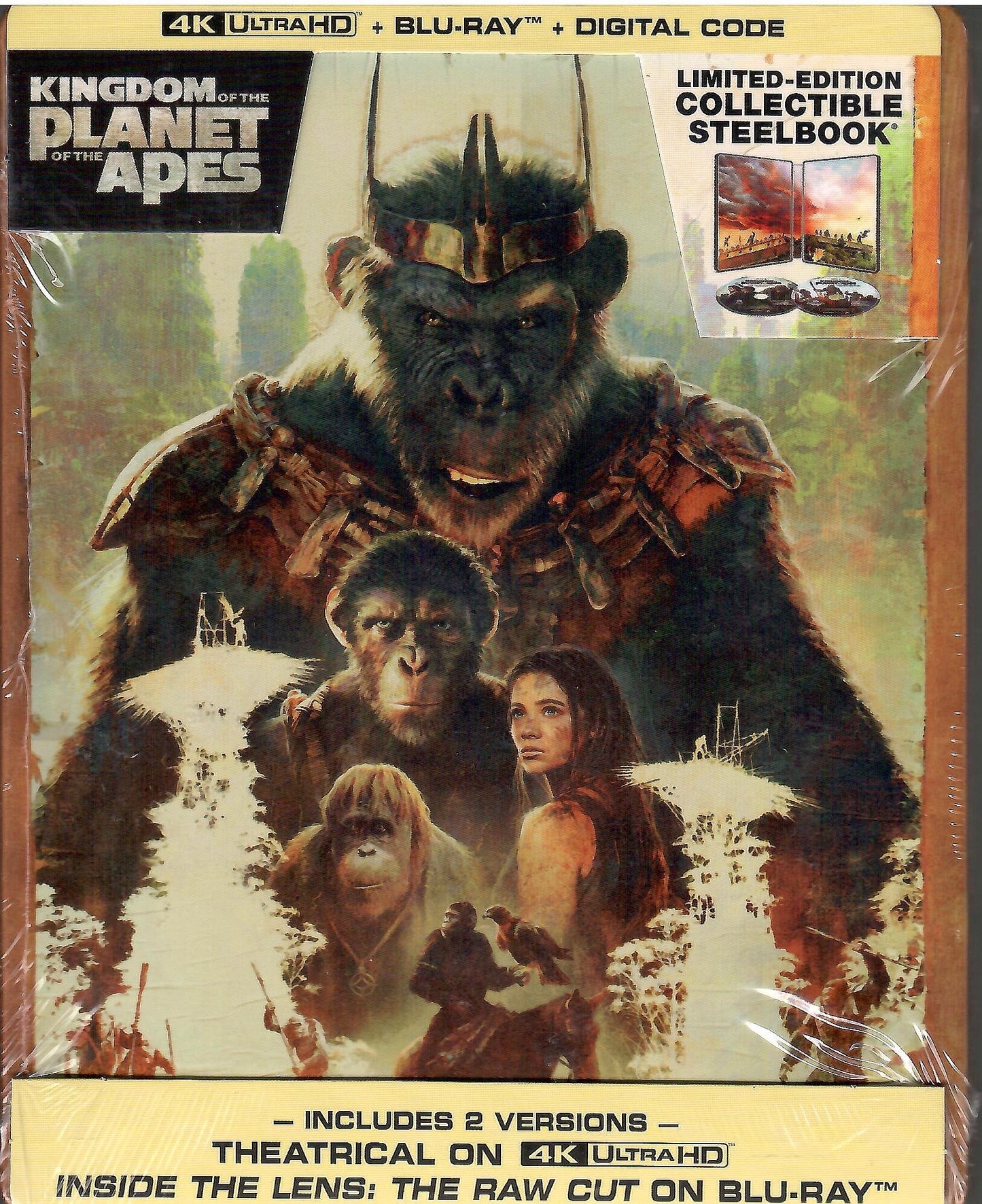 Kingdom of the Planet of the Apes 4K SteelBook