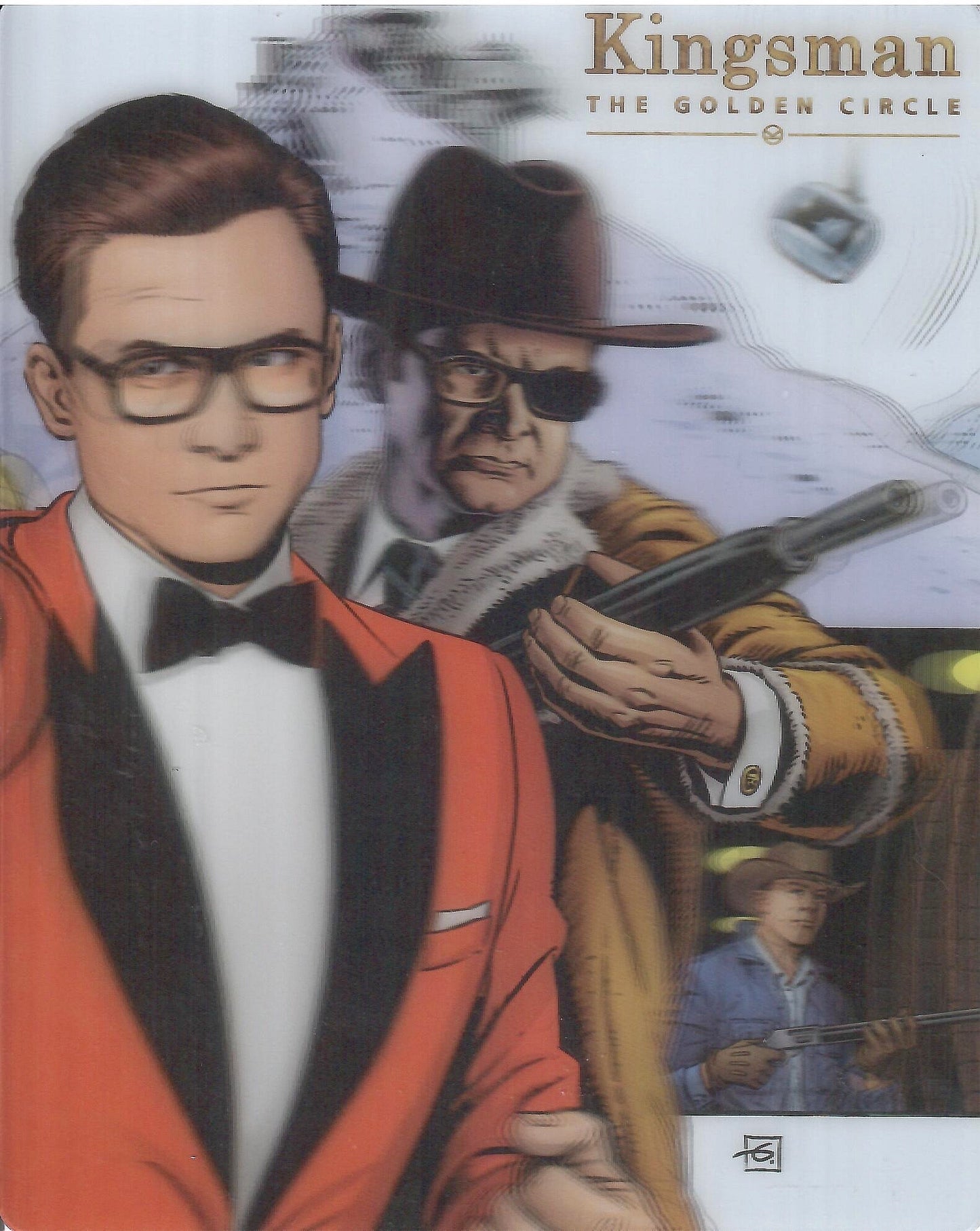 Kingsman: The Golden Circle Lenticular Magnet For SteelBook (FAC#93)(Czech)