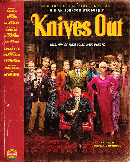 Knives Out 4K SteelBook (Re-release)(Exclusive)