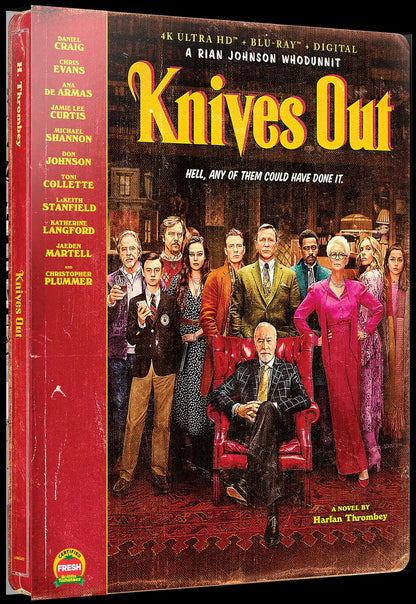 Knives Out 4K SteelBook (Re-release)(Exclusive)