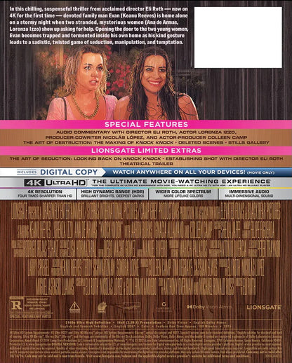 Knock Knock 4K DigiPack (2015)(Exclusive)