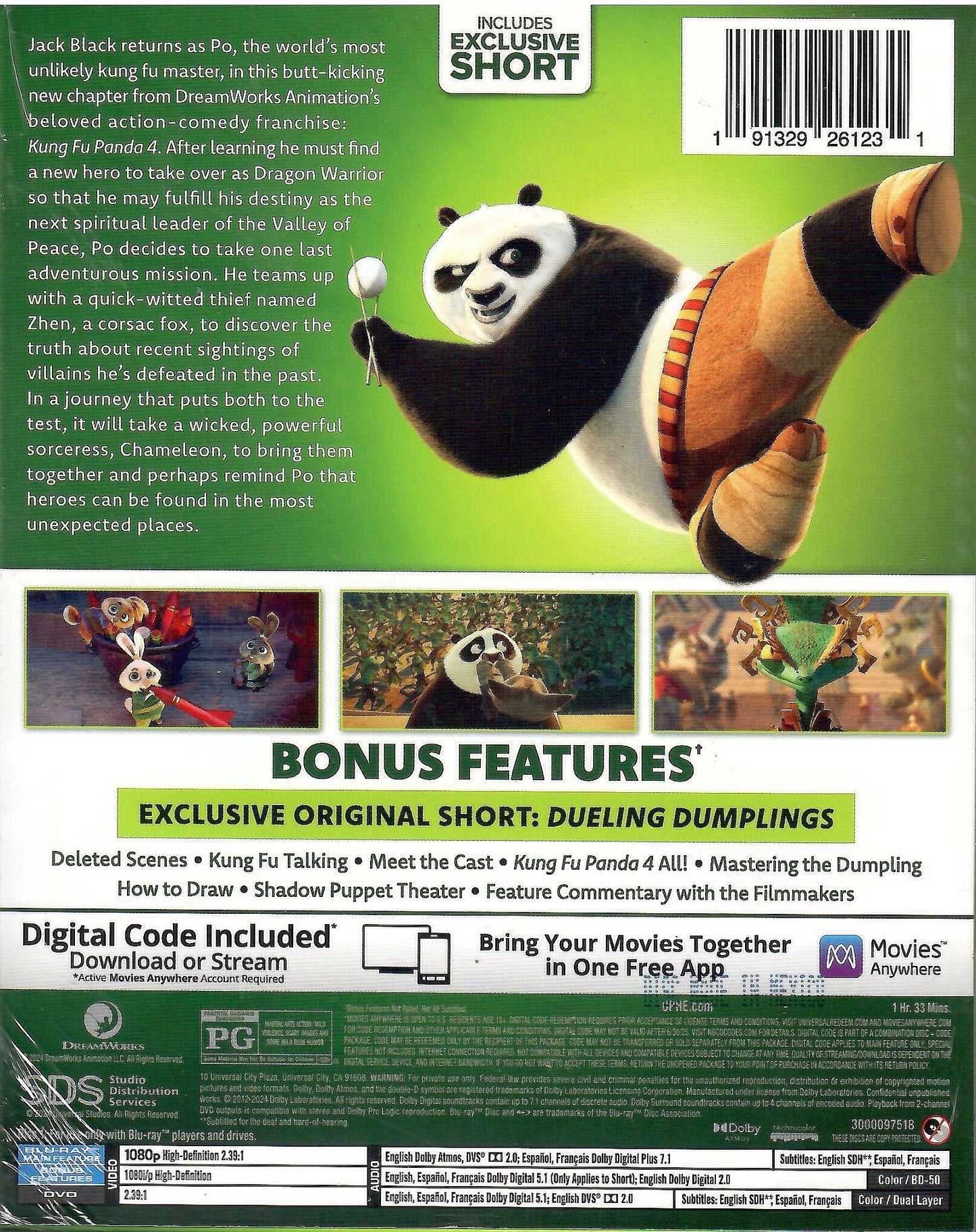 Kung Fu Panda 4 w/ Booklet (2024)(Exclusive)