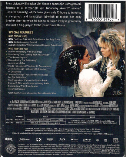 Labyrinth 4K SteelBook (1986)(Exclusive)