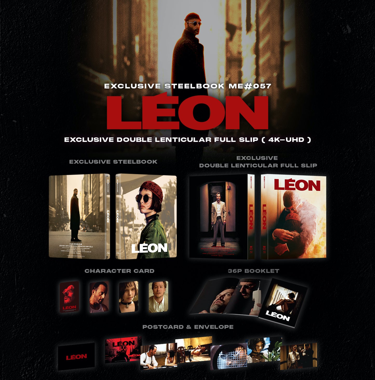 Leon: The Professional 4K 1-Click SteelBook (ME#57)(Hong Kong)