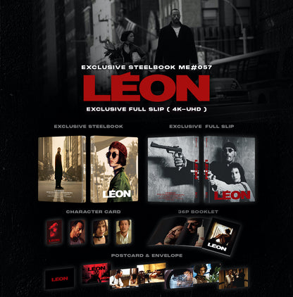 Leon: The Professional 4K Full Slip SteelBook (ME#57)(Hong Kong)