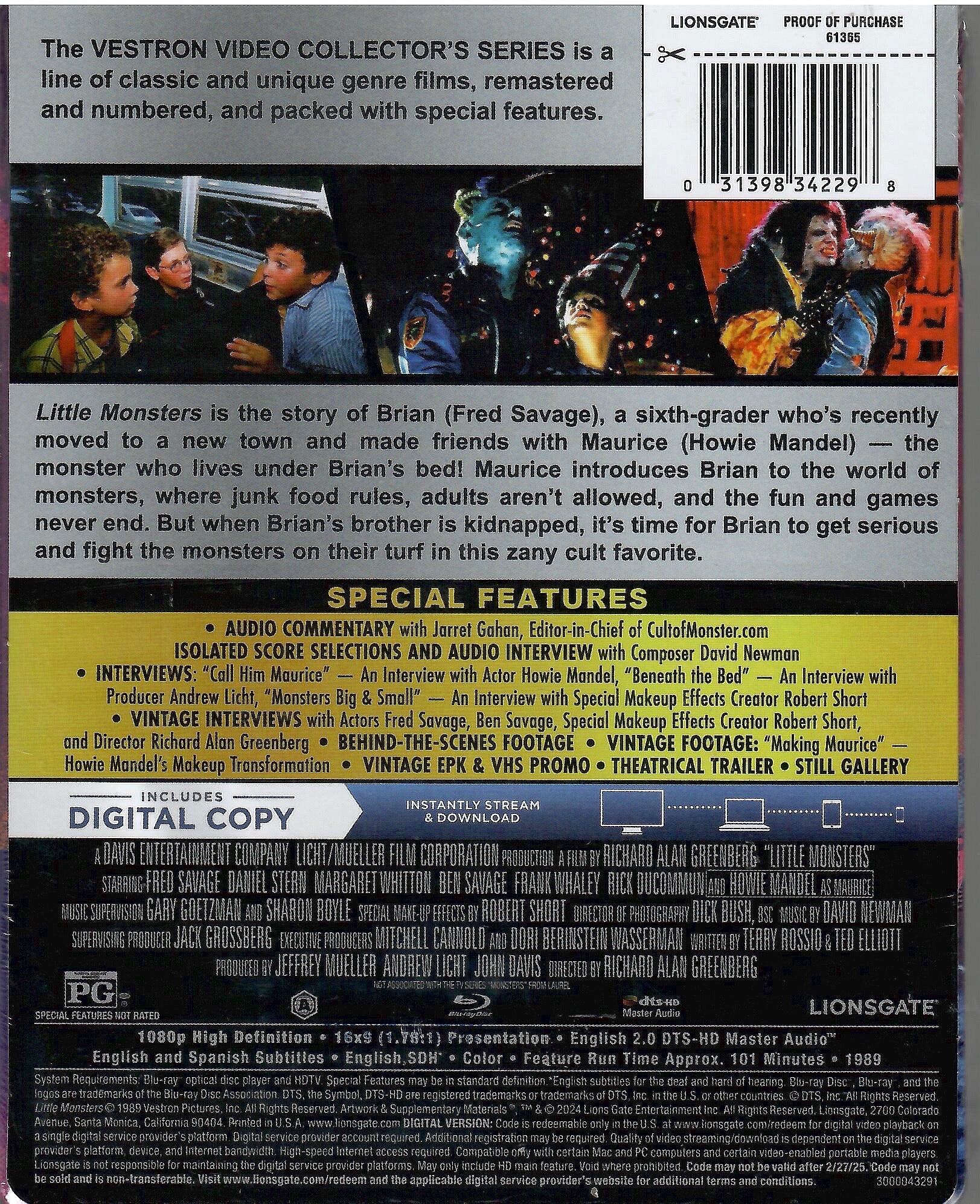 where to stream little monsters Little Monsters SteelBook (Exclusive) – Blurays For Everyone