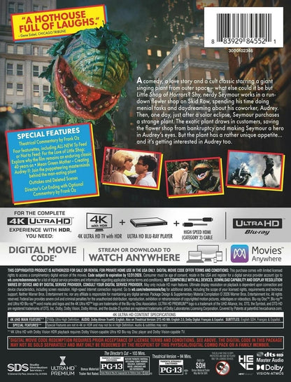 [Pre-Order] Little Shop of Horrors 4K SteelBook