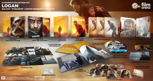 Logan Full Slip SteelBook + Lenticular Magnet (2017)(FAC#77)(Czech)