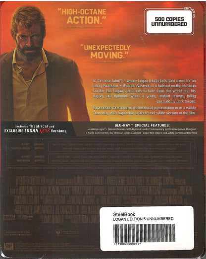 Logan SteelBook + Lenticular Magnet (2017)(FAC#77)(Czech)