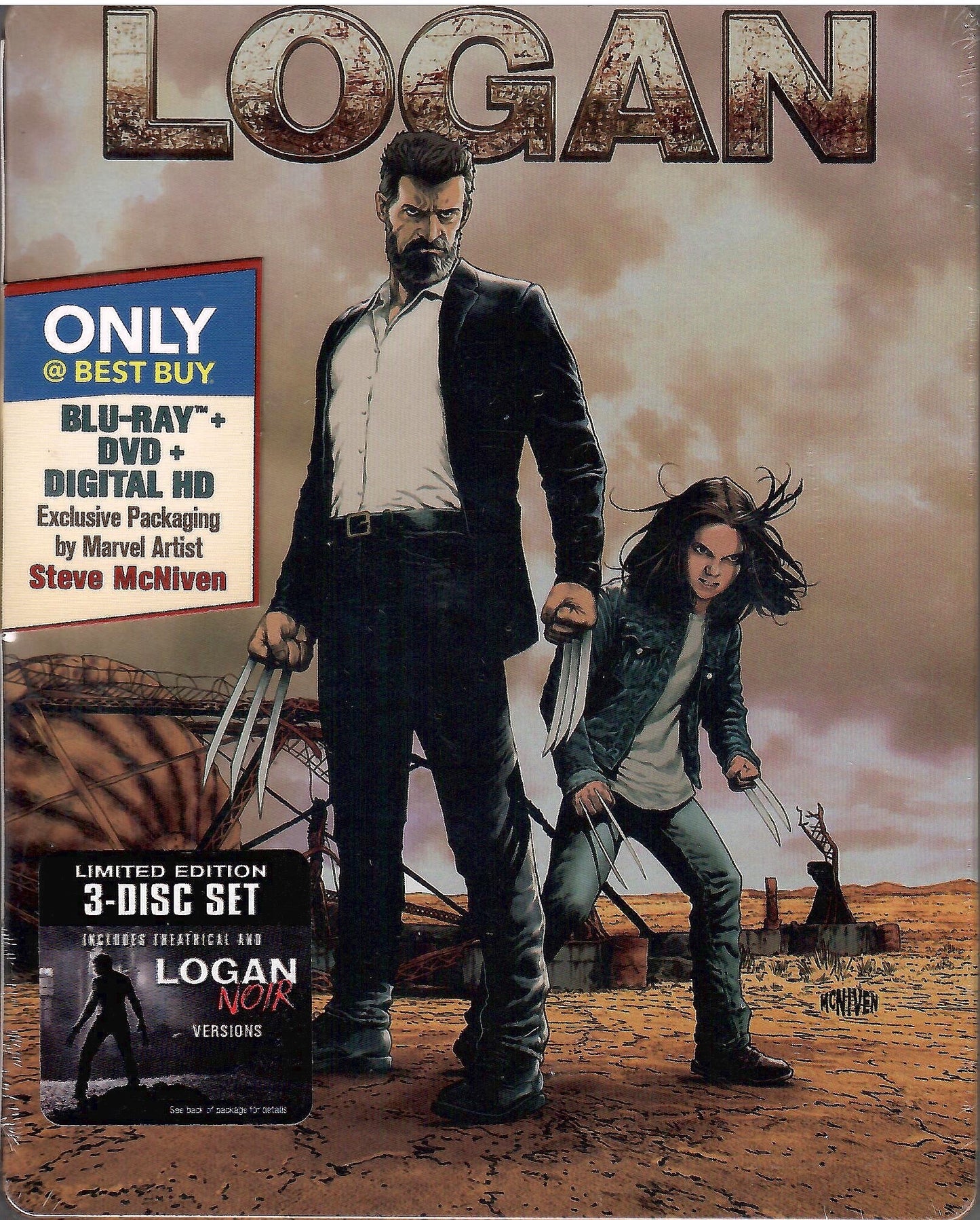 Logan SteelBook w/ Noir Versions (2017)(Exclusive)