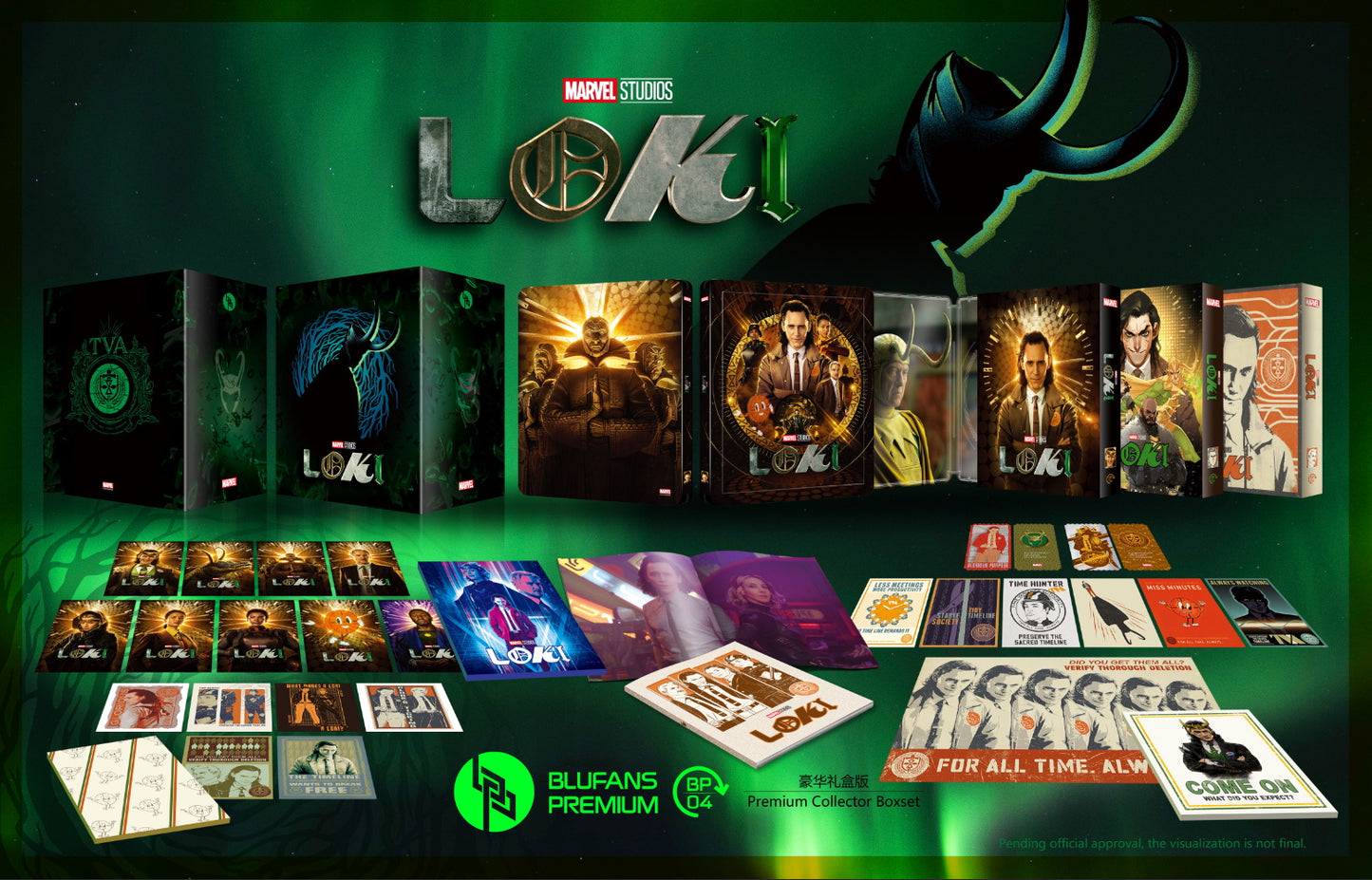 Loki: Season 1 1-Click SteelBook (BP#004)(EMPTY)(China)