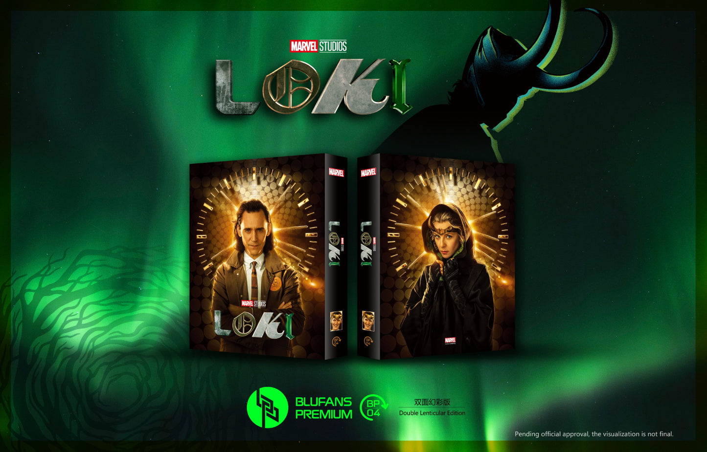 Loki: Season 1 Double Lenticular SteelBook (BP#004)(EMPTY)(China)