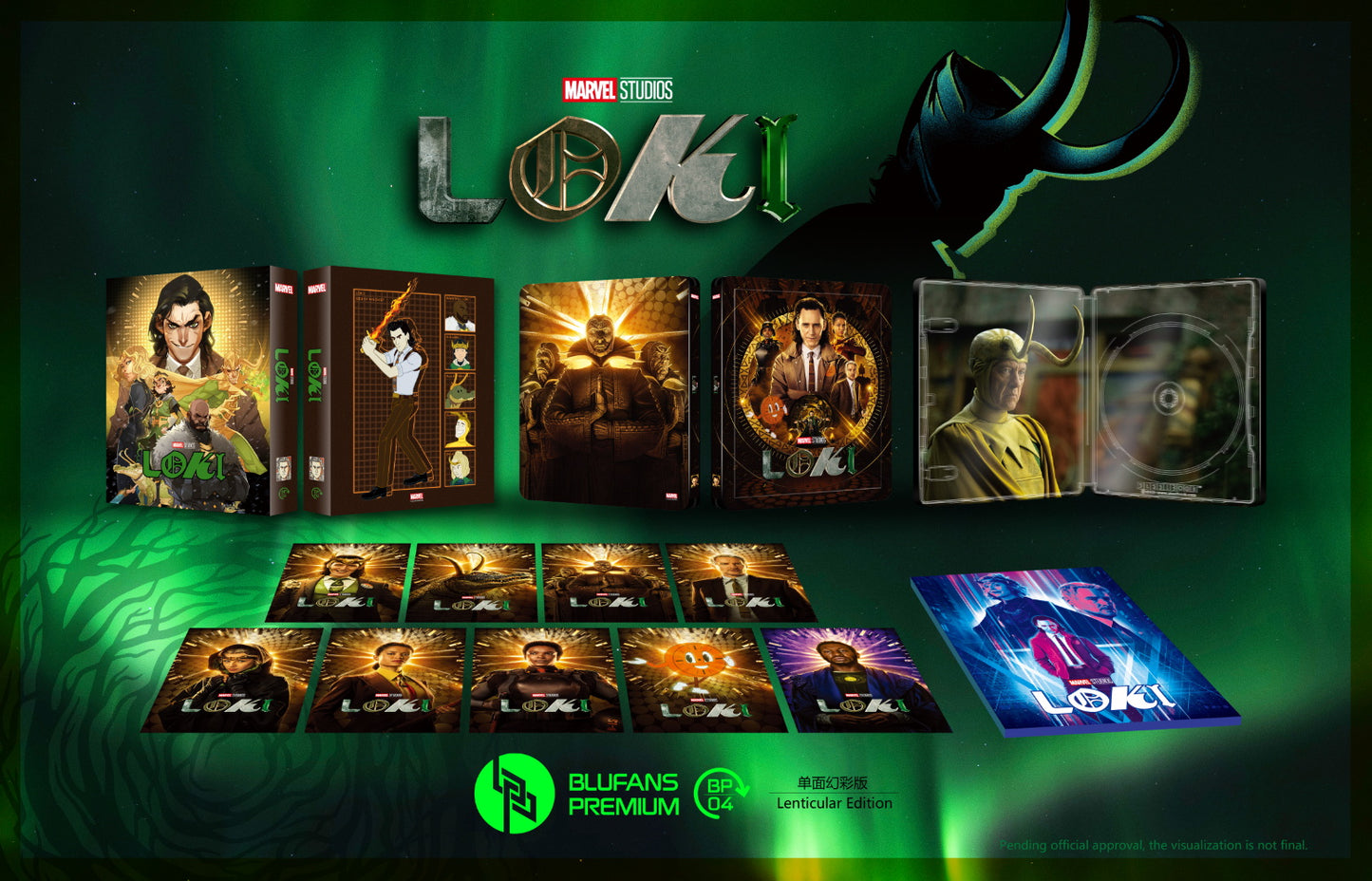 Loki: Season 1 Lenticular SteelBook (BP#004)(EMPTY)(China)