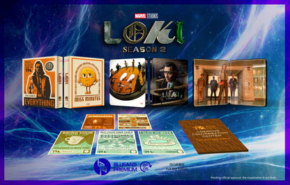 Loki: Season 2 Full Slip SteelBook (BP#005)(EMPTY)(China)