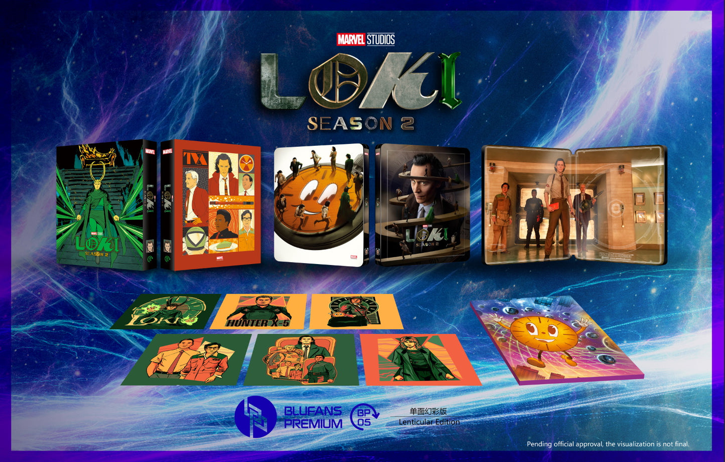 Loki: Season 2 Lenticular SteelBook (BP#005)(EMPTY)(China)