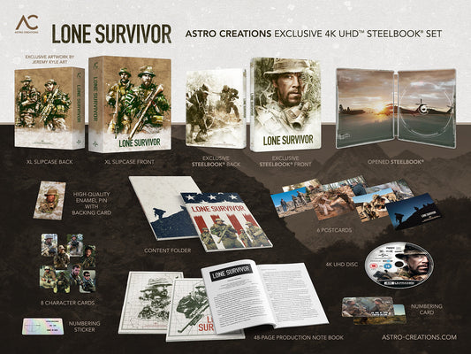 Lone Survivor 4K XL Full Slip SteelBook (AC#01)(UK)