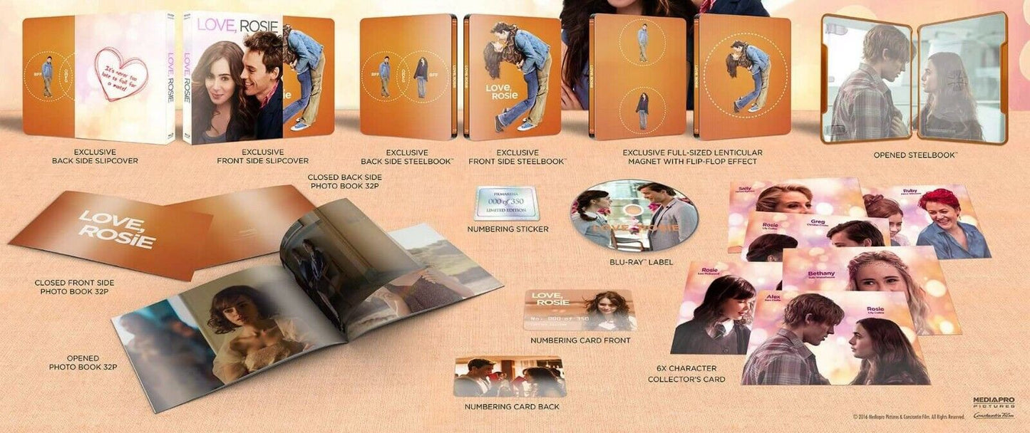 Love, Rosie Full Slip #1 SteelBook + Lenticular Magnet (FAC#31)(Czech)