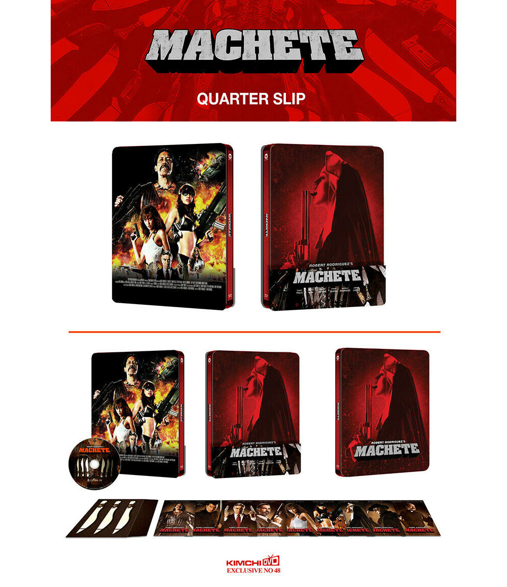 Machete 1/4 Slip SteelBook (2010)(KE#48)(Korea)