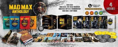 Mad Max Anthology 4K 1-Click SteelBook (Blufans OAB #61-64)(China)