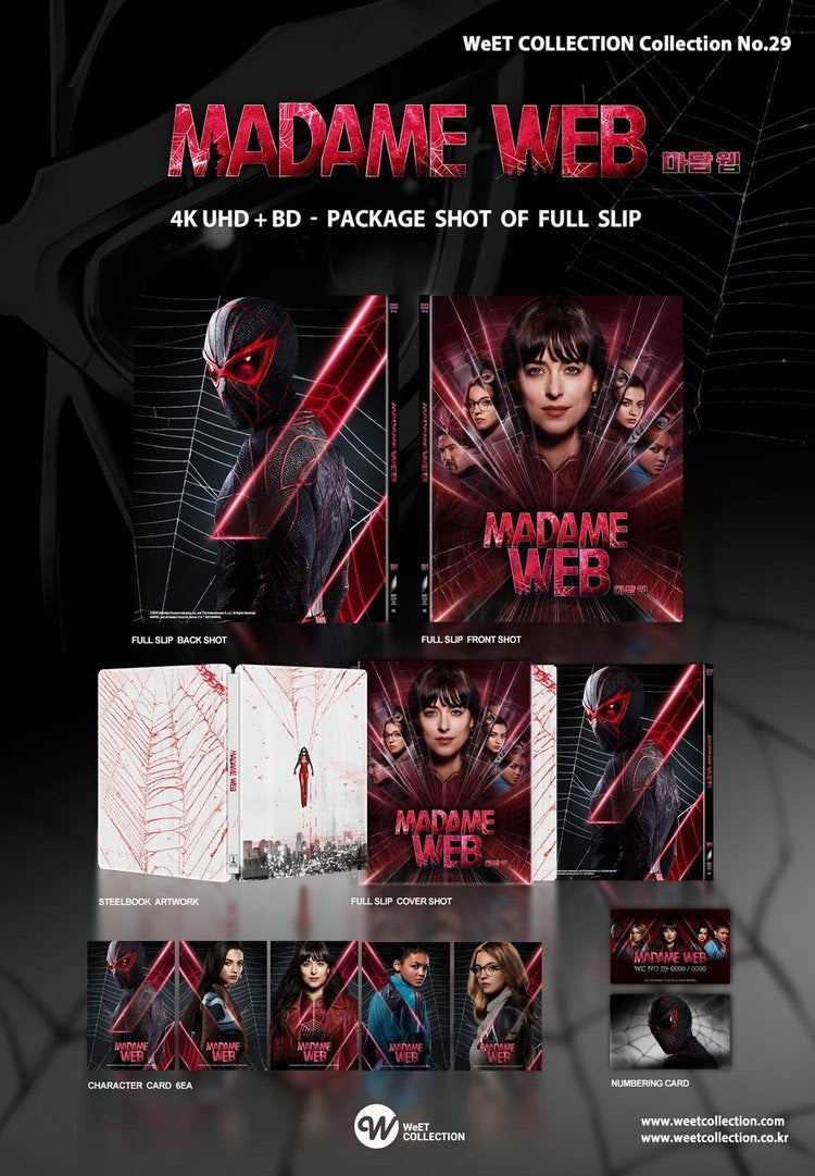 Madame Web 4K Full Slip SteelBook (WC#29)(Korea)