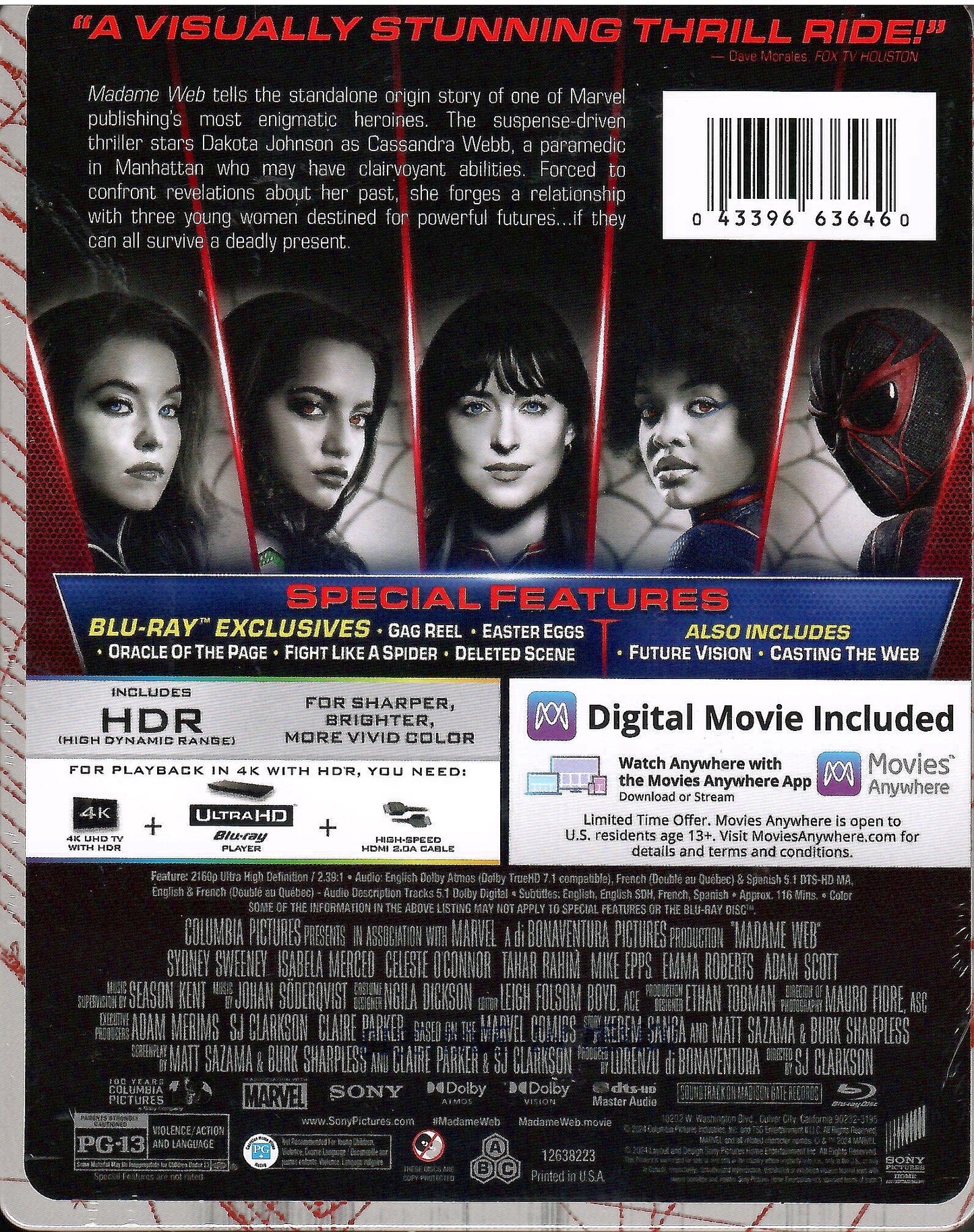 Madame Web 4K SteelBook