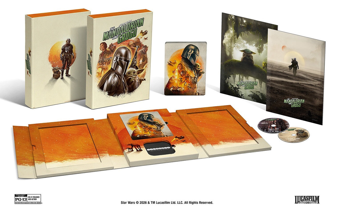 [Pre-Order] Star Wars: The Mandalorian and Grogu 4K SteelBook - Collector's Edition