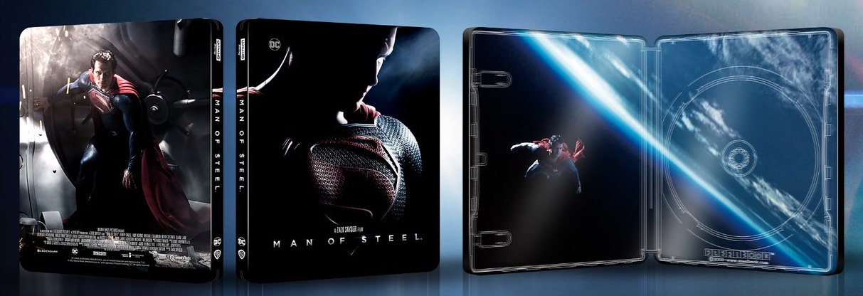 Man of Steel 4K Double Lenticular SteelBook (2013)(2-Disc Set)(#63)(China)