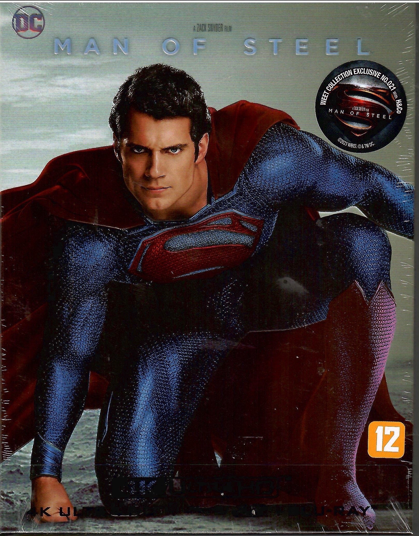 ✅Man Of Steel Steelbook Bluray Lenticular sold Magnet With Digital Christmas Gift!✅