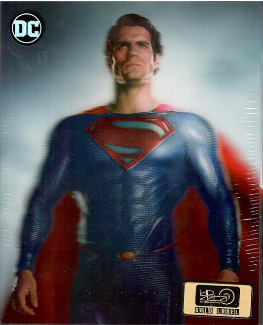 Man of Steel 3D + 4K Lenticular 1-Click SteelBook (2013)(HDZeta Gold Label)(China)