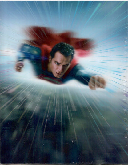 Man of Steel 4K Double Lenticular SteelBook (2013)(2-Disc Set)(#63)(China)