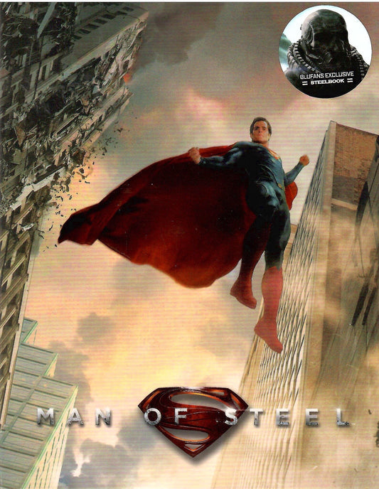 Man of Steel Full Slip SteelBook (2013)(Blufans#63)(China)
