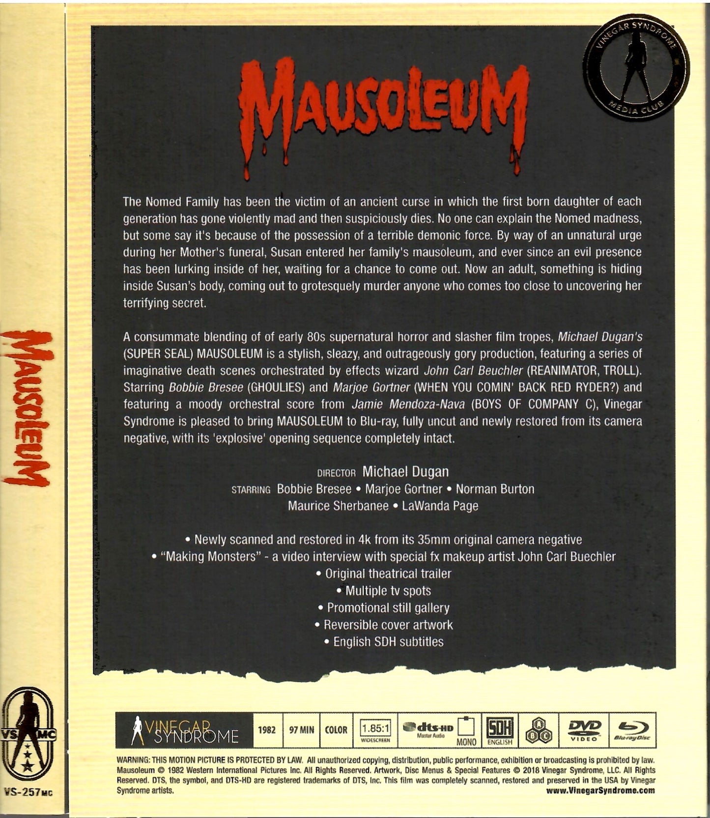 Mausoleum: Limited VSMC Edition (VS-257)(Exclusive Slip)