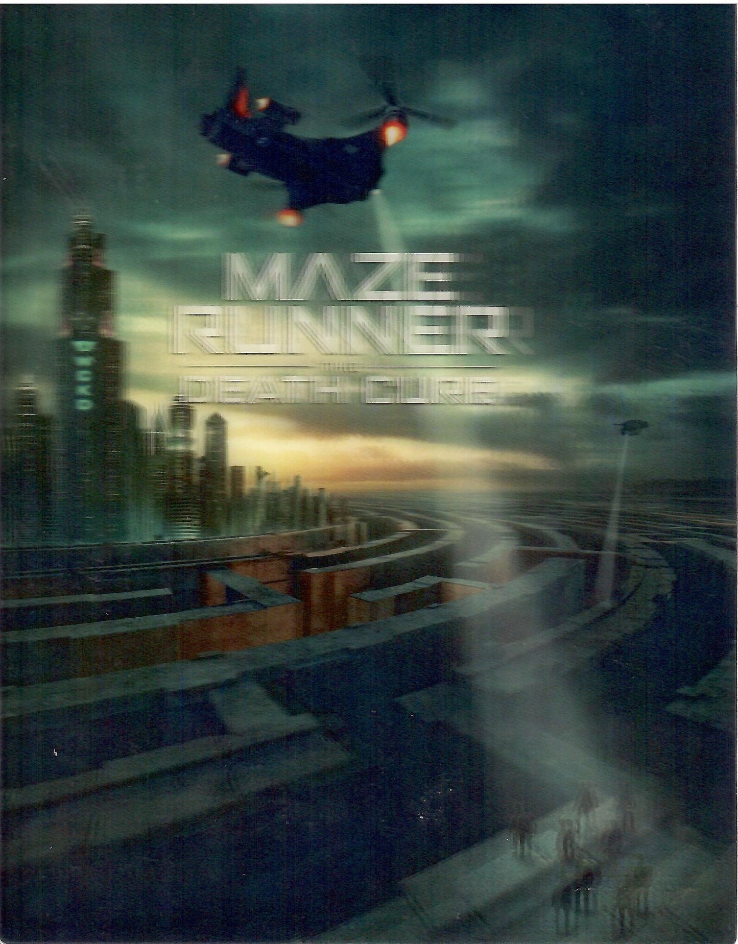 Maze Runner: The Death Cure Lenticular Sticker For SteelBook (FAC#99)(Czech)