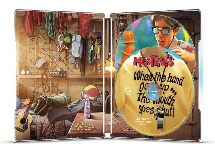 Meatballs 4K SteelBook w/ Lenticular Slip (Exclusive)