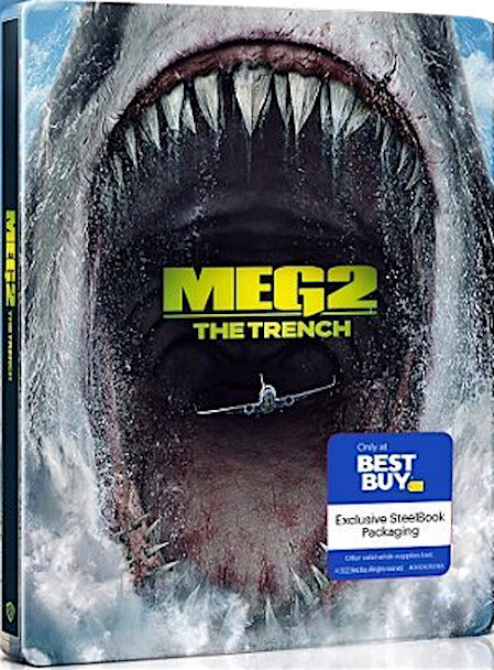 Meg 2: The Trench 4K SteelBook (Exclusive) – Blurays For Everyone