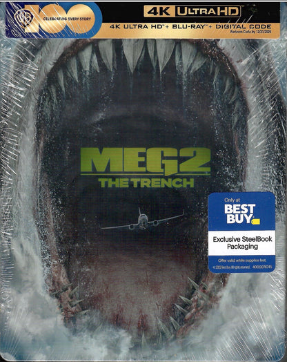 Meg 2: The Trench 4K SteelBook (Exclusive) – Blurays For Everyone