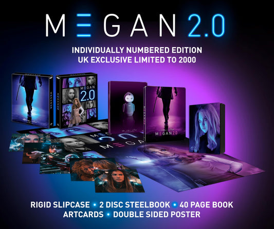 [Pre-Order] M3gan 2.0 4K Full Slip SteelBook: Ultimate Collector's Edition (2025)(UK)