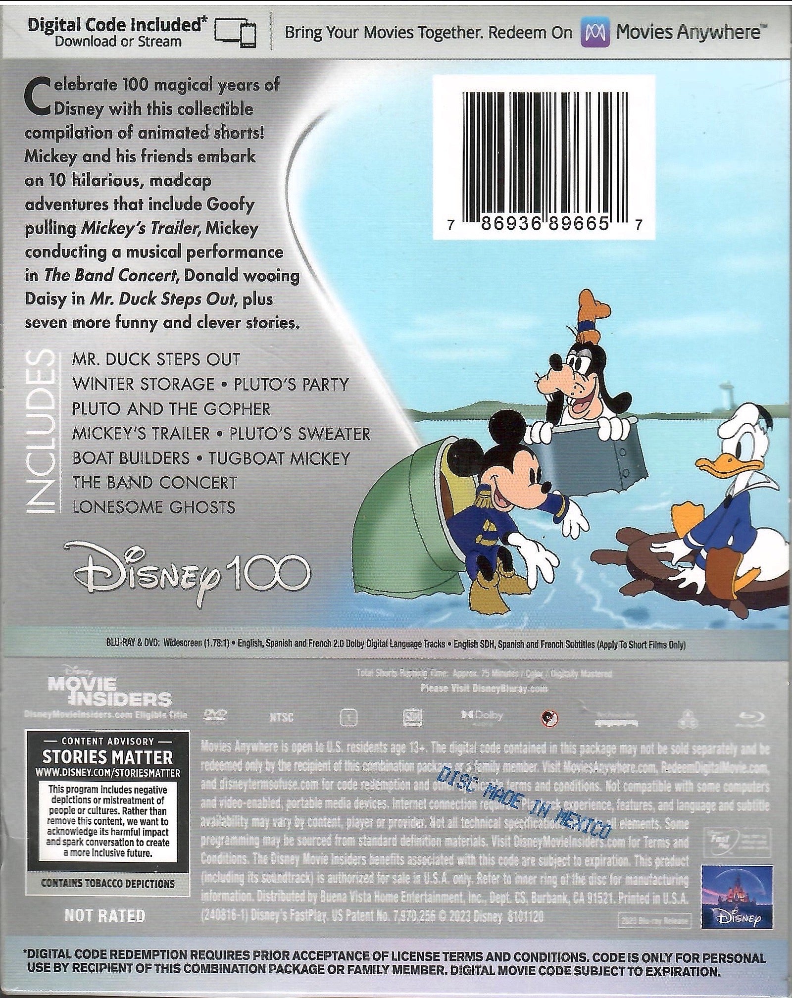 Mickey and Friends: 10 Classic Shorts - Volume 2 - Disney 100th Anniversary  Edition w/ Pin (Exclusive)