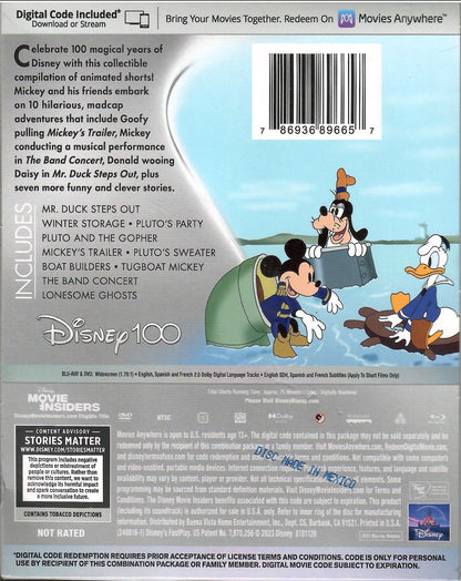 Mickey and Friends: 10 Classic Shorts - Volume 2 - Disney 100th Anniversary Edition w/ Pin (Exclusive)
