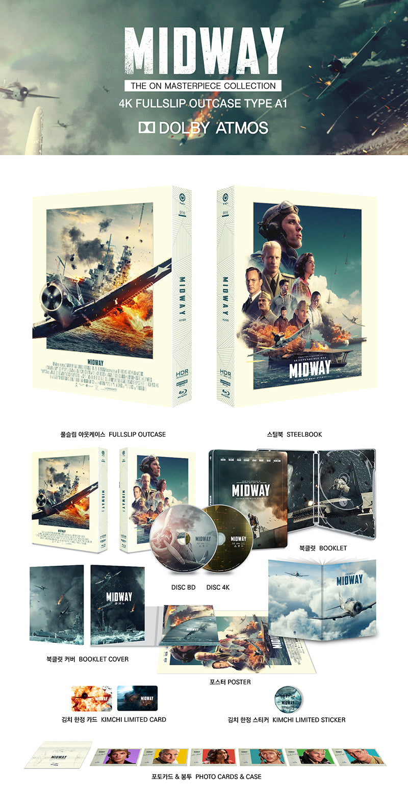 Midway 4K Full Slip A1 SteelBook (2019)(KE#78)(Korea)