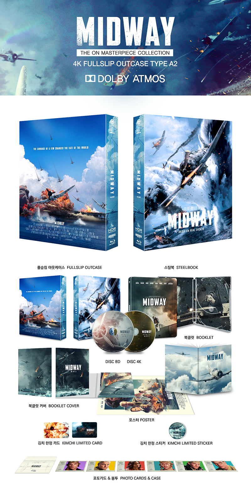 Midway 4K Full Slip A2 SteelBook (2019)(KE#78)(Korea)