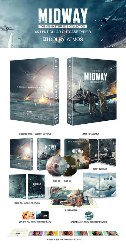 Midway 4K Lenticular SteelBook (2019)(KE#78)(Korea)