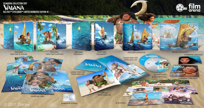 Moana 3D Full Slip SteelBook + Lenticular Magnet (2016)(FAC#78)(Czech)