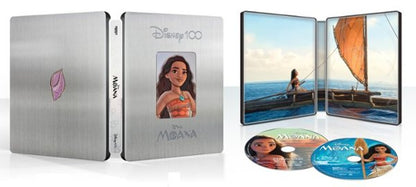 Moana 4K SteelBook: Disney 100th Anniversary Edition (2016)(Exclusive)