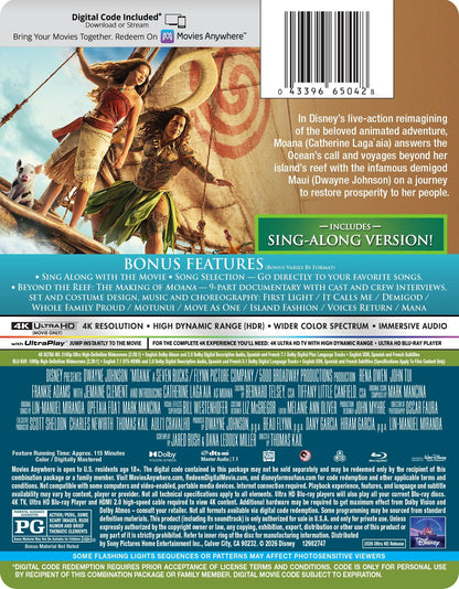 [Pre-Order] Moana 4K SteelBook (2026)