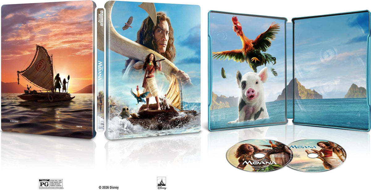 [Pre-Order] Moana 4K SteelBook (2026)