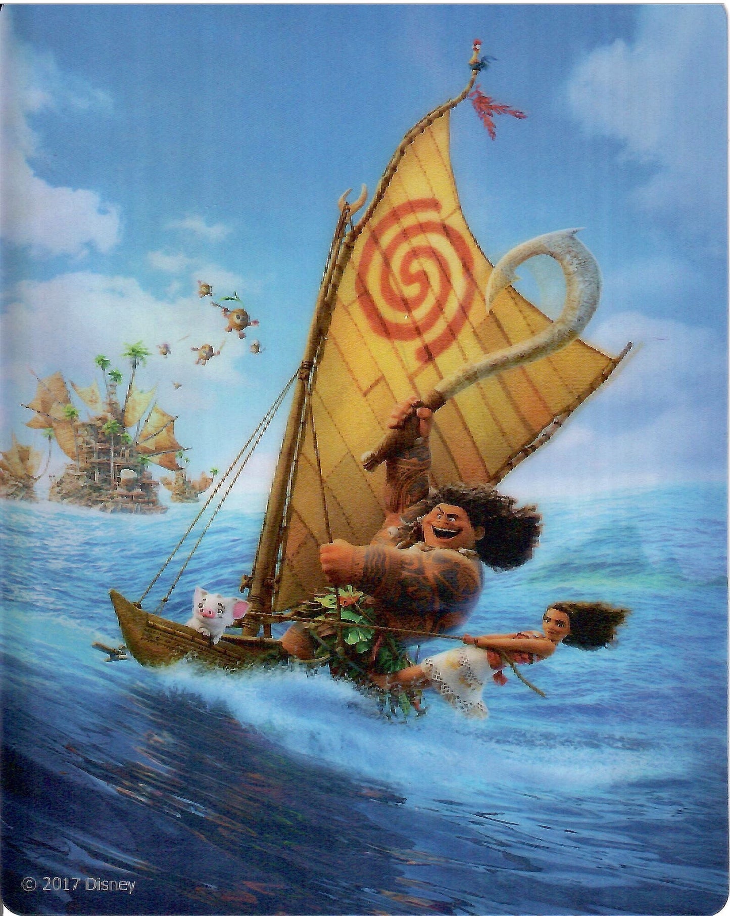 Moana Lenticular Magnet For SteelBook (2016)(FAC#78)(Czech)