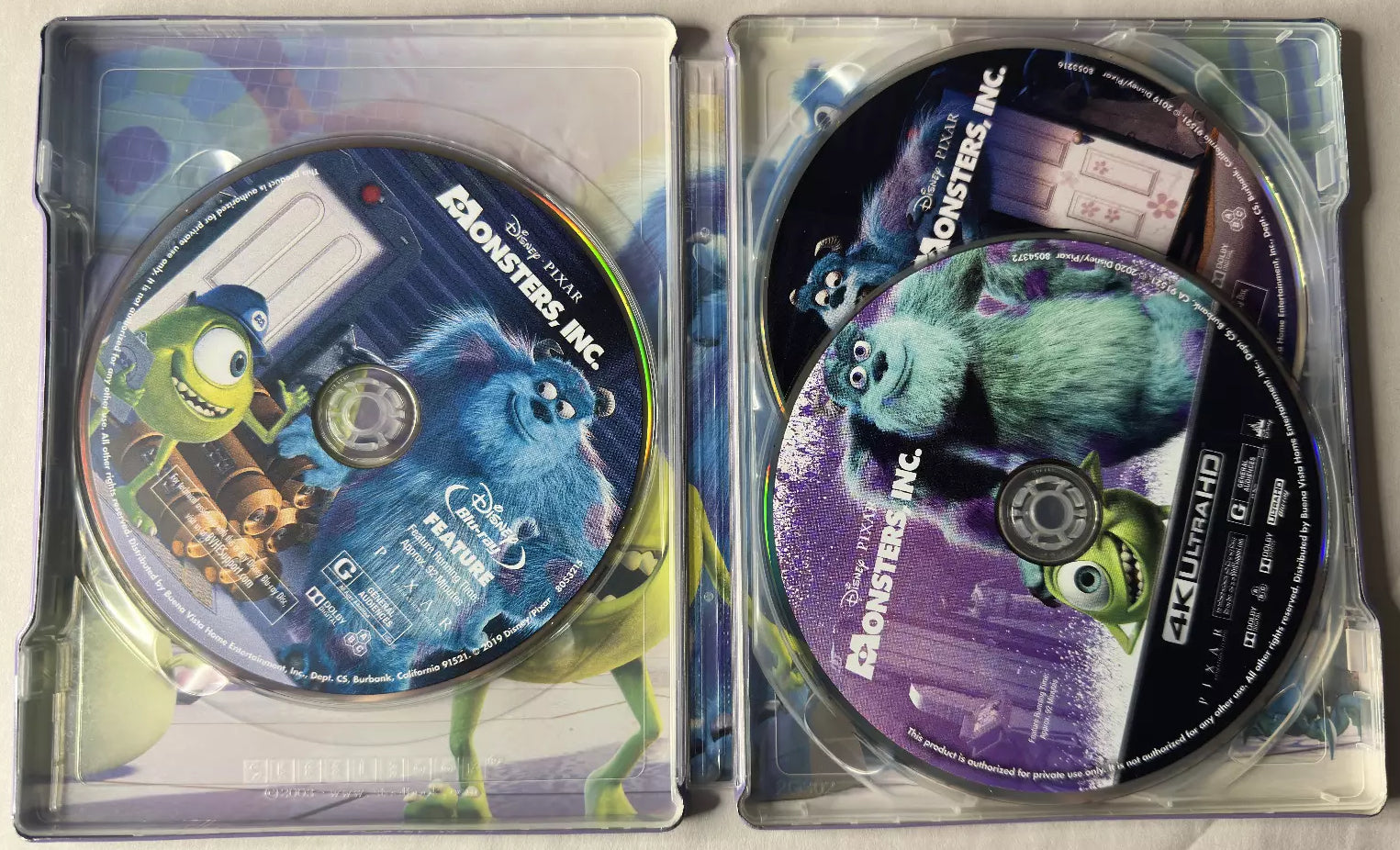 monsters inc bluray Monsters Inc. 4K SteelBook (Exclusive) – Blurays For Everyone